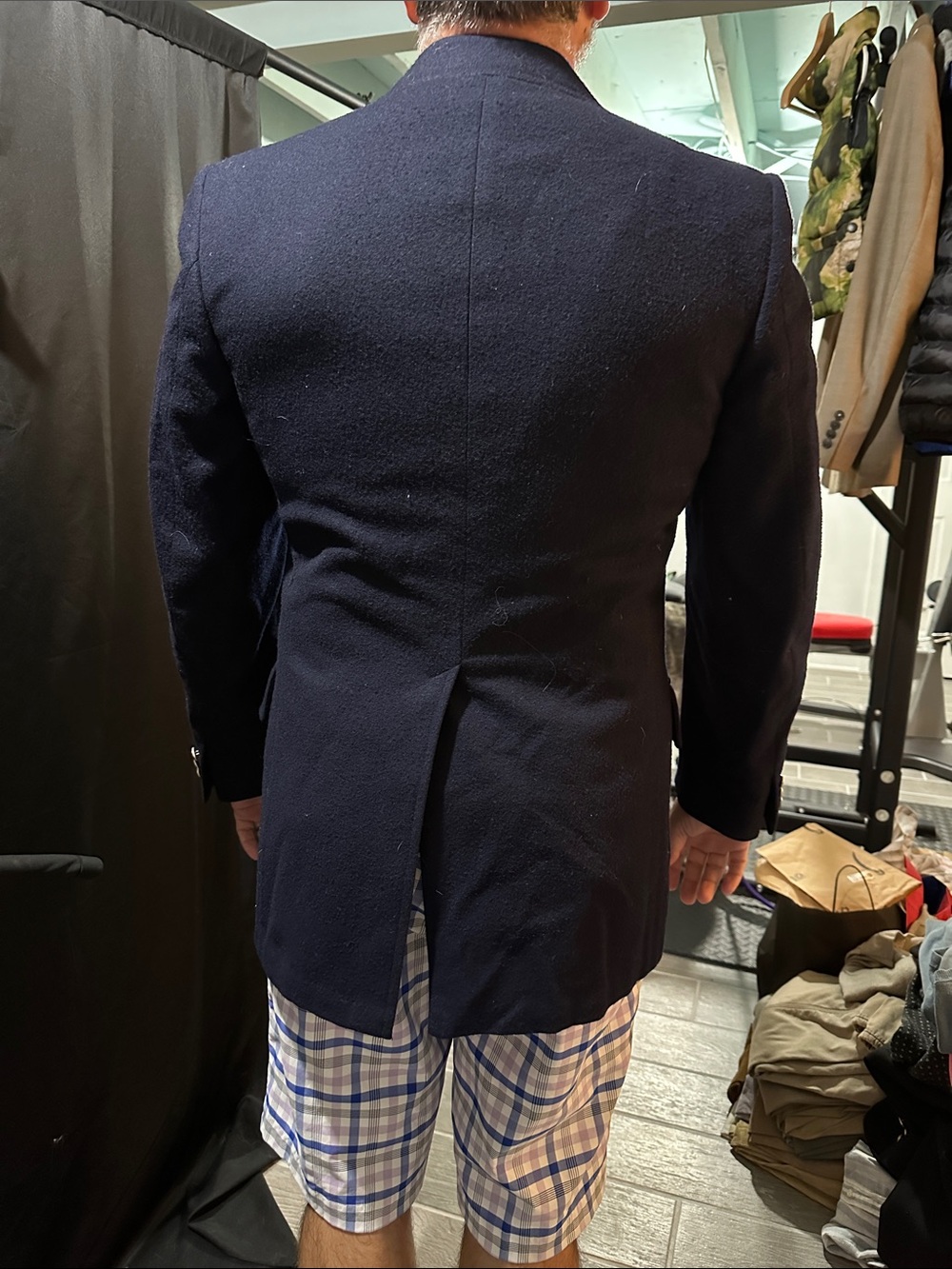 Pendleton Navy Wool Pea Coat Blazer - Picture 2 of 5